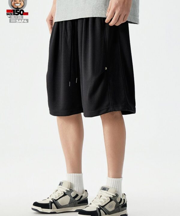 Quần ngắn vải twill chỉ nổi cách điệu bên hông cá tính 6 Quần ngắn vải twill chỉ nổi cách điệu bên hông cá tính 1