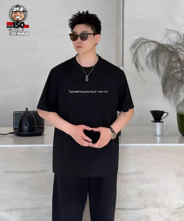 Home 85 Alternative view of Áo thun tay ngắn cotton jacquard with temp this yone Tour