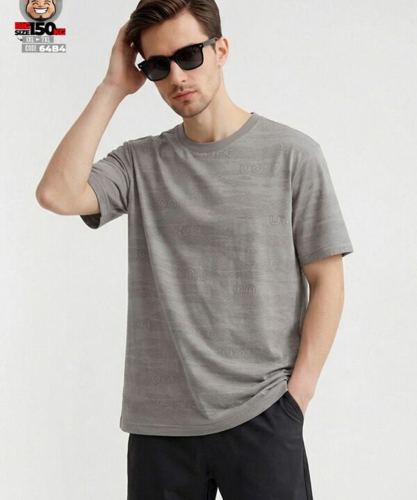 Áo thun tay ngắn vải cotton lụa họa tiết ẩn retro style 3