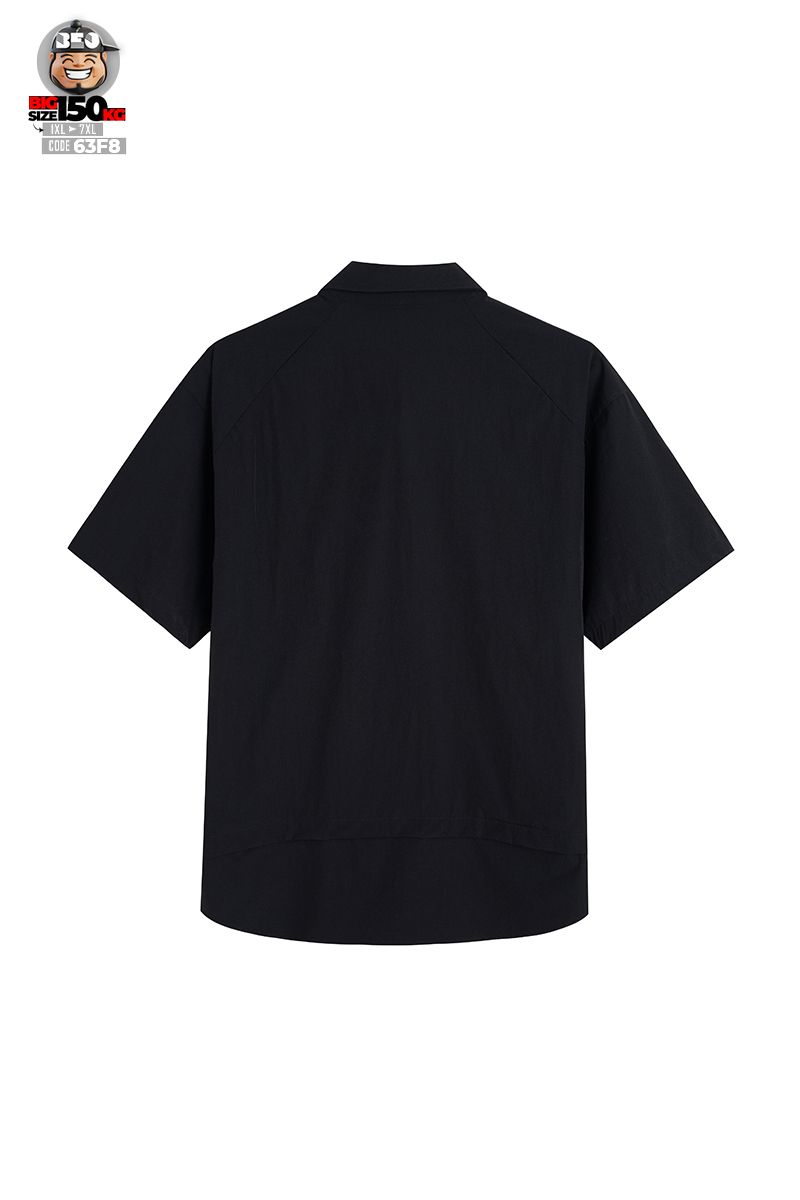 Áo sơ mi tay ngắn chất liệu cao cấp form relaxed túi ngực phong cách Hàn Quốc 3 Áo sơ mi tay ngắn chất liệu cao cấp form relaxed túi ngực phong cách Hàn Quốc - Ảnh 3