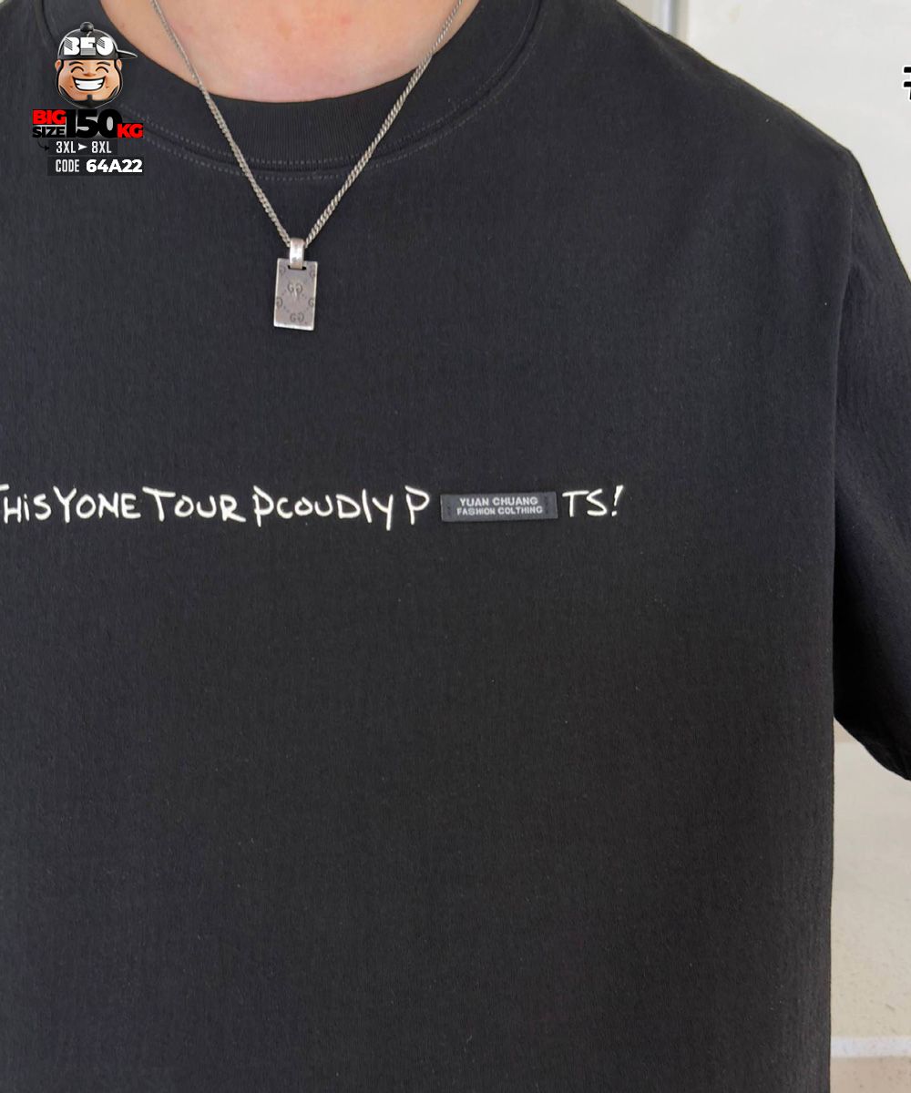 Áo thun tay ngắn cotton jacquard with temp this yone Tour 3 Áo thun tay ngắn cotton jacquard with temp this yone Tour - Ảnh 3