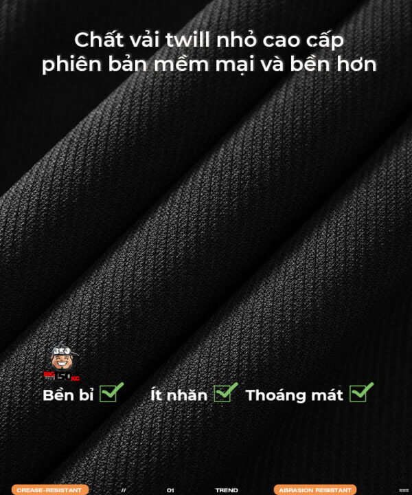 Quần ngắn vải twill chỉ nổi cách điệu bên hông cá tính 7 Quần ngắn vải twill chỉ nổi cách điệu bên hông cá tính 2