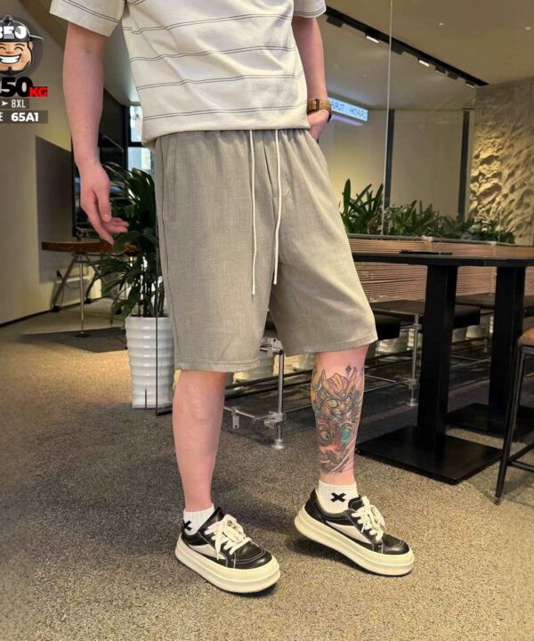 Quần short thun vibe suông co giãn relax fit 2