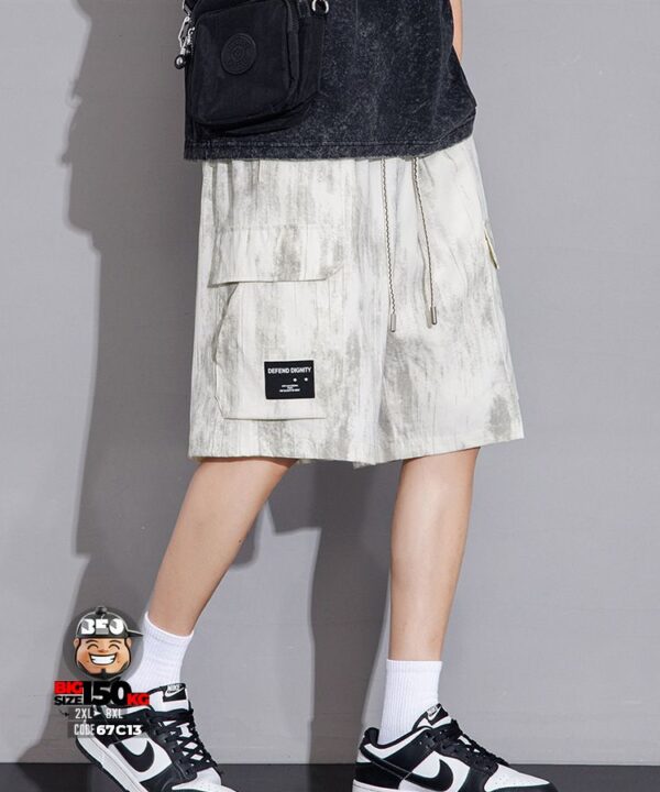 Quần short thun dù giãn nhẹ túi hợp họa tiết rừng streetwear style 8 Quần short thun dù giãn nhẹ túi hợp họa tiết rừng streetwear style 3