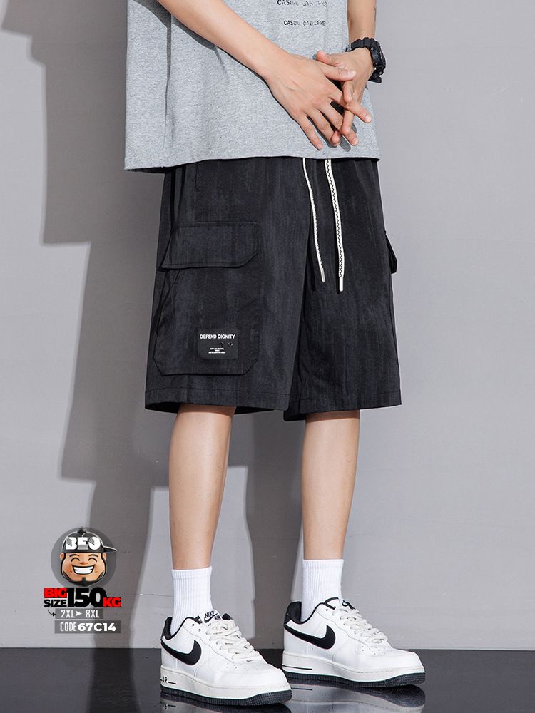 Quần short thun dù giãn nhẹ túi hợp họa tiết rừng streetwear style 3 Quần short thun dù giãn nhẹ túi hợp họa tiết rừng streetwear style - Ảnh 3