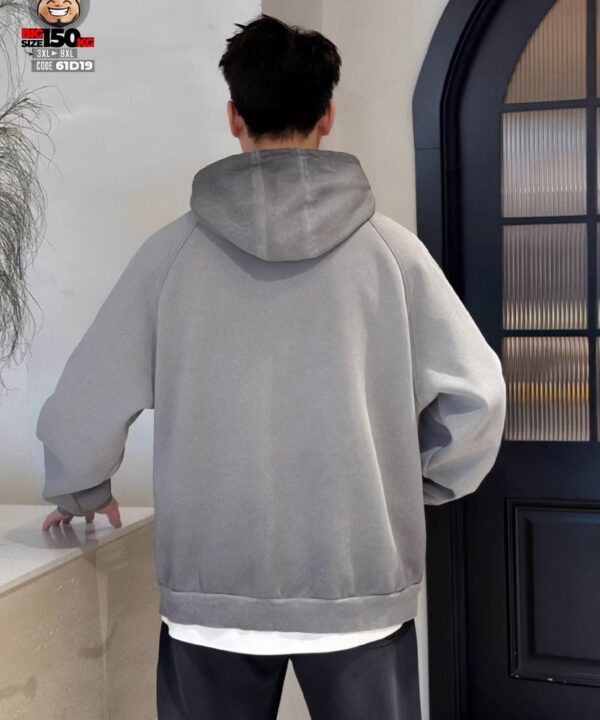Áo khoác vải phối nón họa tiết may chữ Create ráp Vibe - Ảnh 3