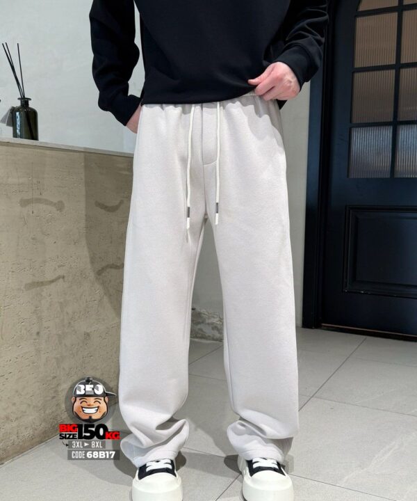 Quần dài jogger thun ông suông chỉ nổi wash tech tibe band 9 Quần dài jogger thun ông suông chỉ nổi wash tech tibe band - Ảnh 5