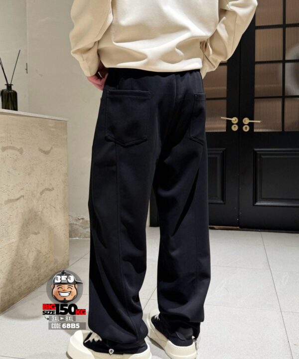 Quần dài jogger thun chỉ đôi bên hông ống rộng streetwear 7 Quần dài jogger thun chỉ đôi bên hông ống rộng streetwear - Ảnh 3