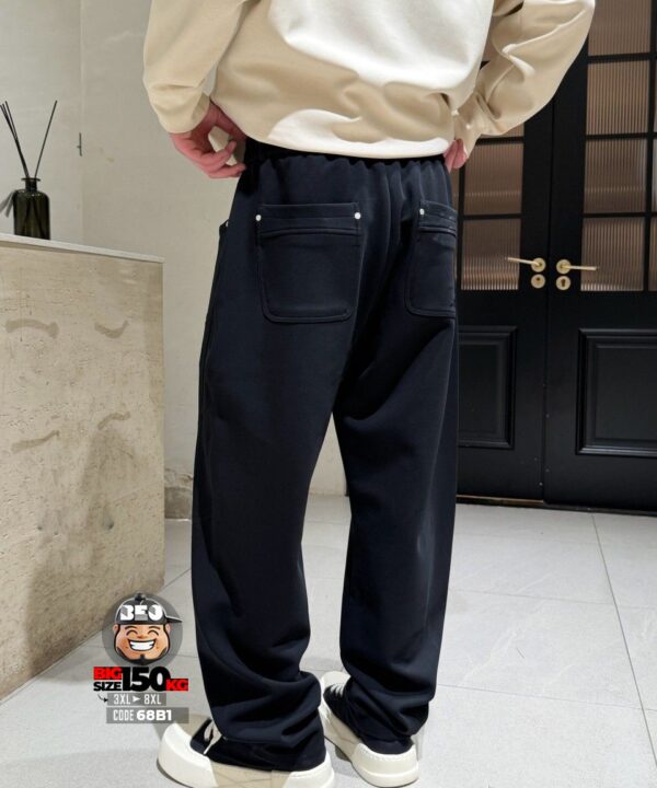 Quần dài thun jogger ống slim kẻ chỉ xéo logo An Boss 7 Quần dài thun jogger ống slim kẻ chỉ xéo logo An Boss - Ảnh 4
