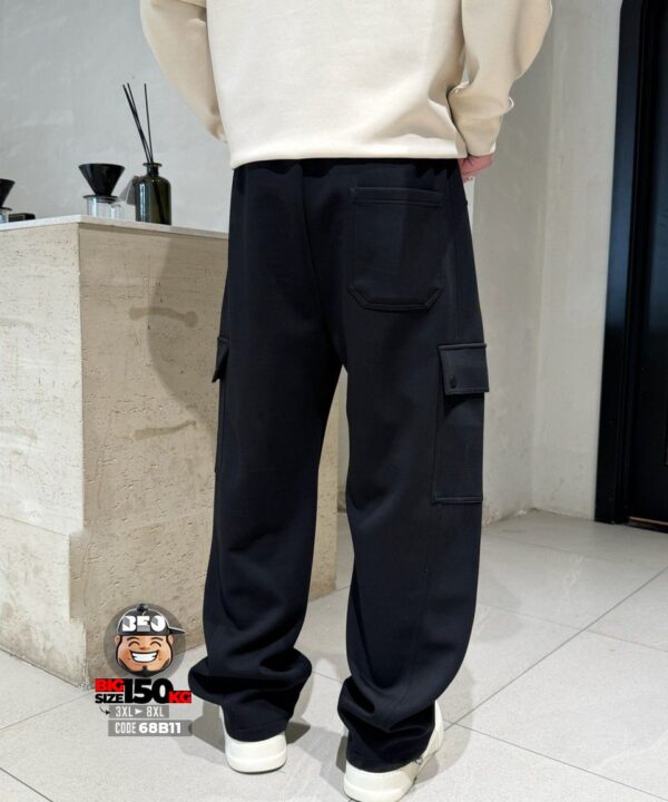 Quần dài jogger thun chỉ nổi túi hộp ngang gối ống rộng vibe band 7 Quần dài jogger thun chỉ nổi túi hộp ngang gối ống rộng vibe band - Ảnh 3