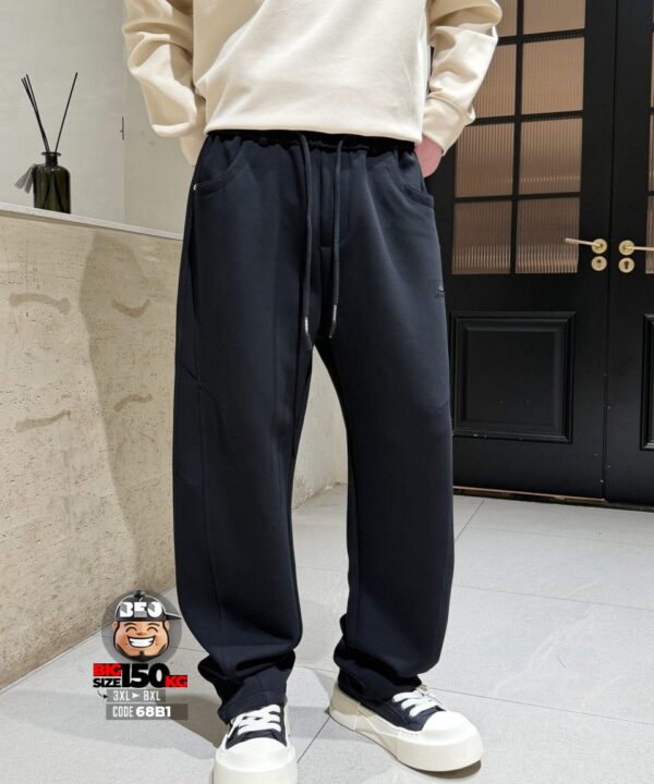Quần dài thun jogger ống slim kẻ chỉ xéo logo An Boss 6 Quần dài thun jogger ống slim kẻ chỉ xéo logo An Boss - Ảnh 3