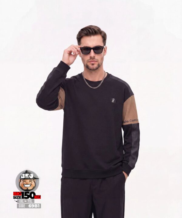 Áo Sweater quiet flex ráp khối màu phong cách streetwear 8 Áo Sweater quiet flex ráp khối màu phong cách streetwear - Ảnh 4
