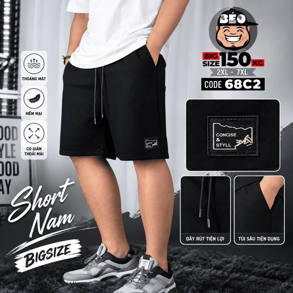 Quần short thun co giãn 4D mềm mịn tag moutain sign