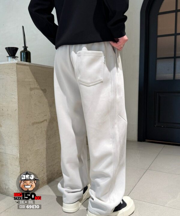 Quần dài jogger chỉ nổi ngang hông nhấn wax khối phần đầu gối tideband style - Ảnh 3