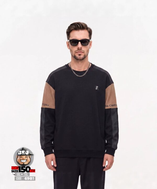 Home 79 Alternative view of Áo Sweater quiet flex ráp khối màu phong cách streetwear