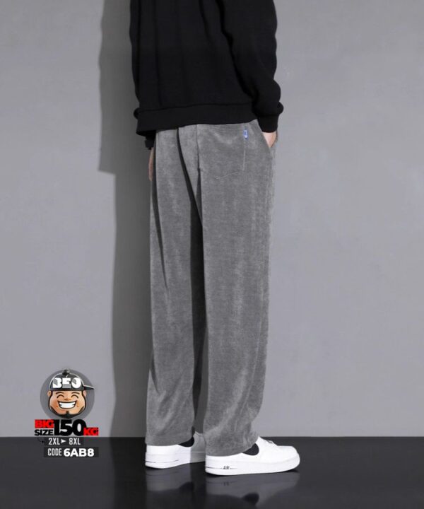 Quần dài jogger ống slim Chenille fabric thâu form chống nhăn - Ảnh 5