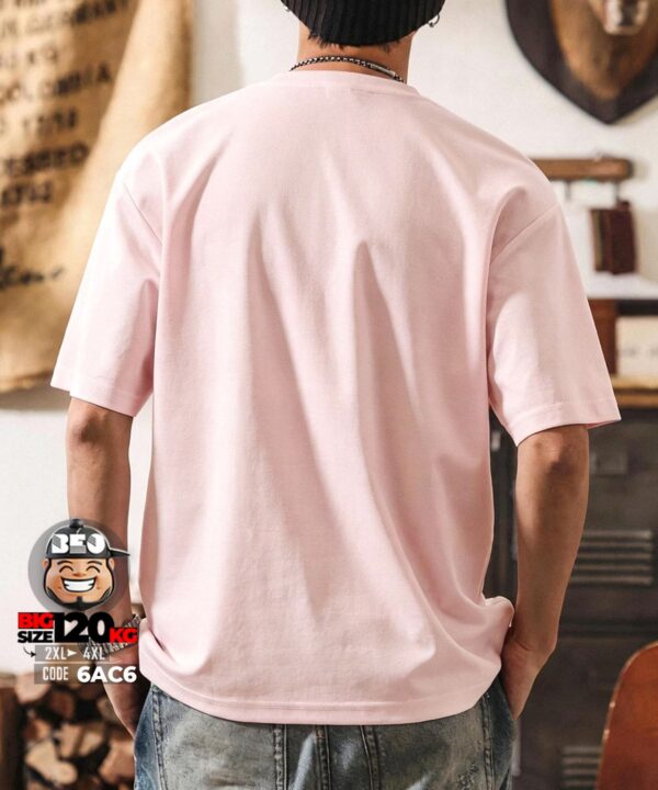 Áo thun tay ngắn high class fabric in chữ nổi Fulture Howling - Ảnh 4