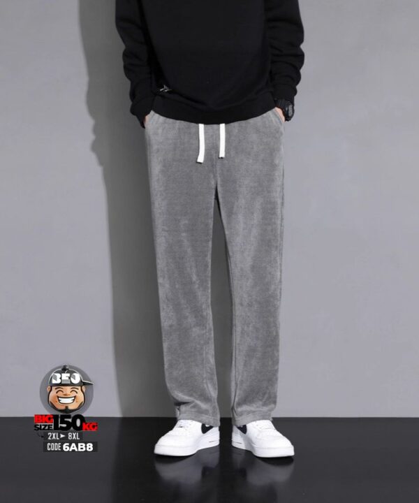 Quần dài jogger ống slim Chenille fabric thâu form chống nhăn