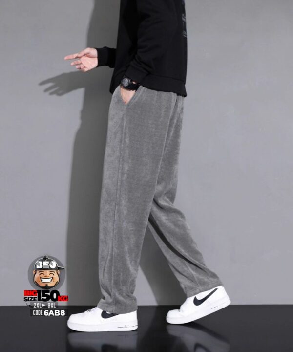 Quần dài jogger ống slim Chenille fabric thâu form chống nhăn - Ảnh 4