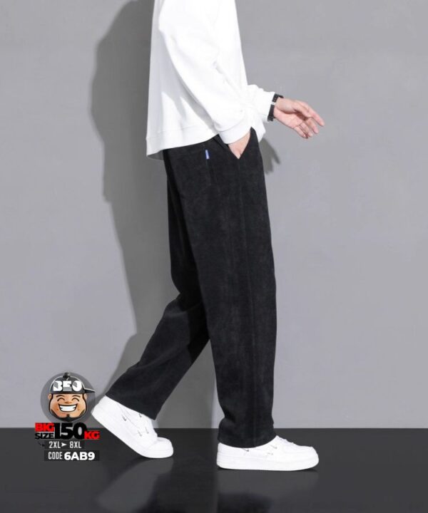 Alternative view of Quần dài jogger ống slim Chenille fabric thâu form chống nhăn